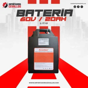 Batería de litio 60V 20Ah – Tipo Maletín