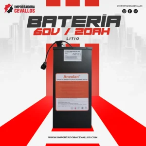 Batería de litio 60V 20Ah – Tipo Caja