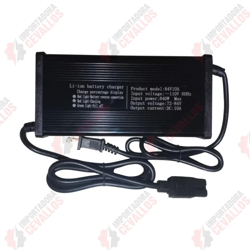 Cargador de batería de litio 84v 10a