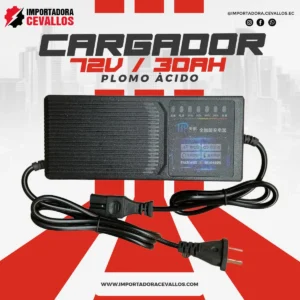 Cargador 72V 30AH para baterías de moto eléctrica plomo-ácido